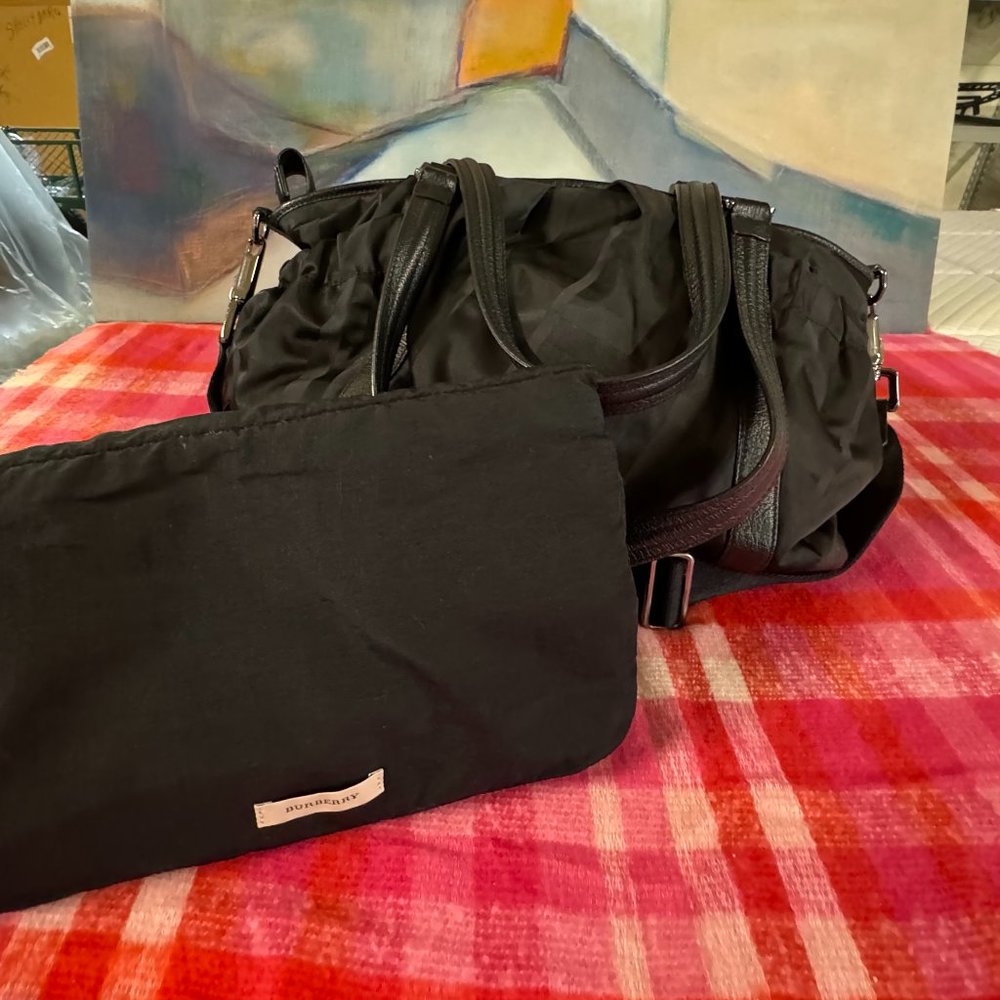 Burberry Diaper Bag - Black
